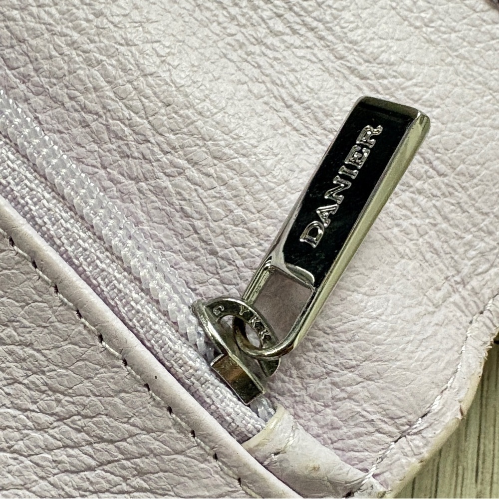 Danier Leather Pastel Lavender Crossbody Bag - Picture 6 of 13
